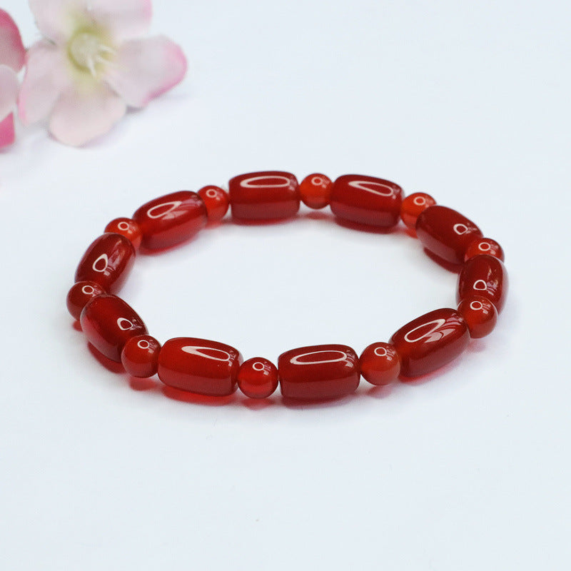 Carnelian Passepartout Bracelet Chalcedony Bracelet Jewelry MN1122571