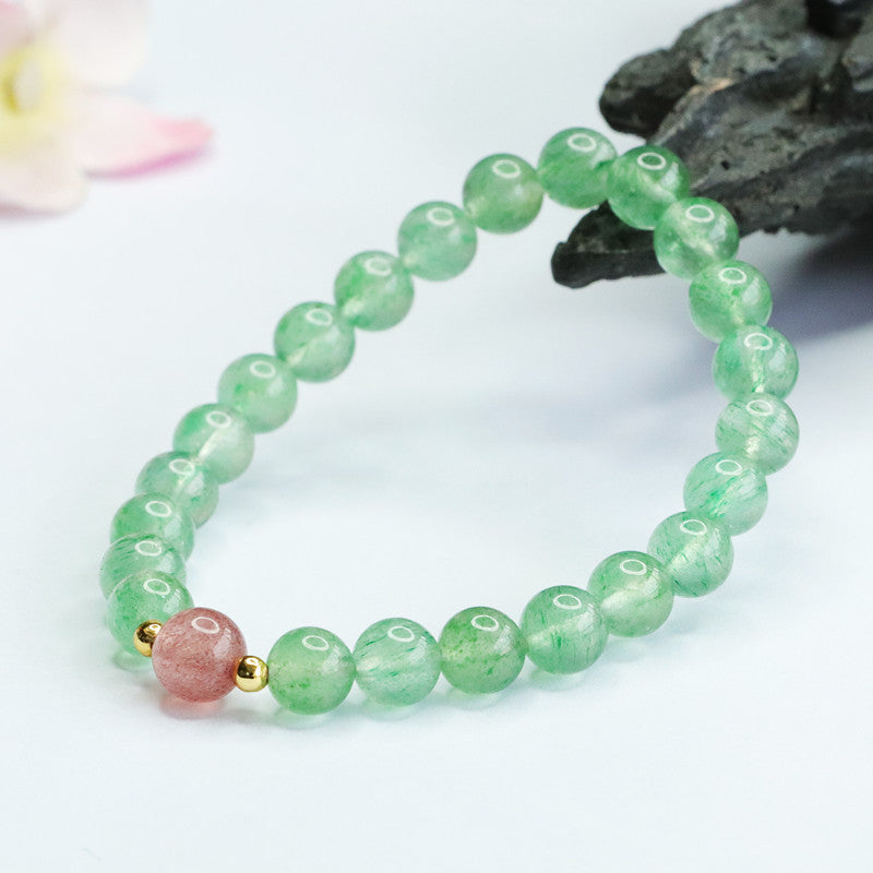 Natural Strawberry Crystal Bracelet Crystal Bracelet Colorful Jewelry Factory Wholesale Live Delivery CB3051508 