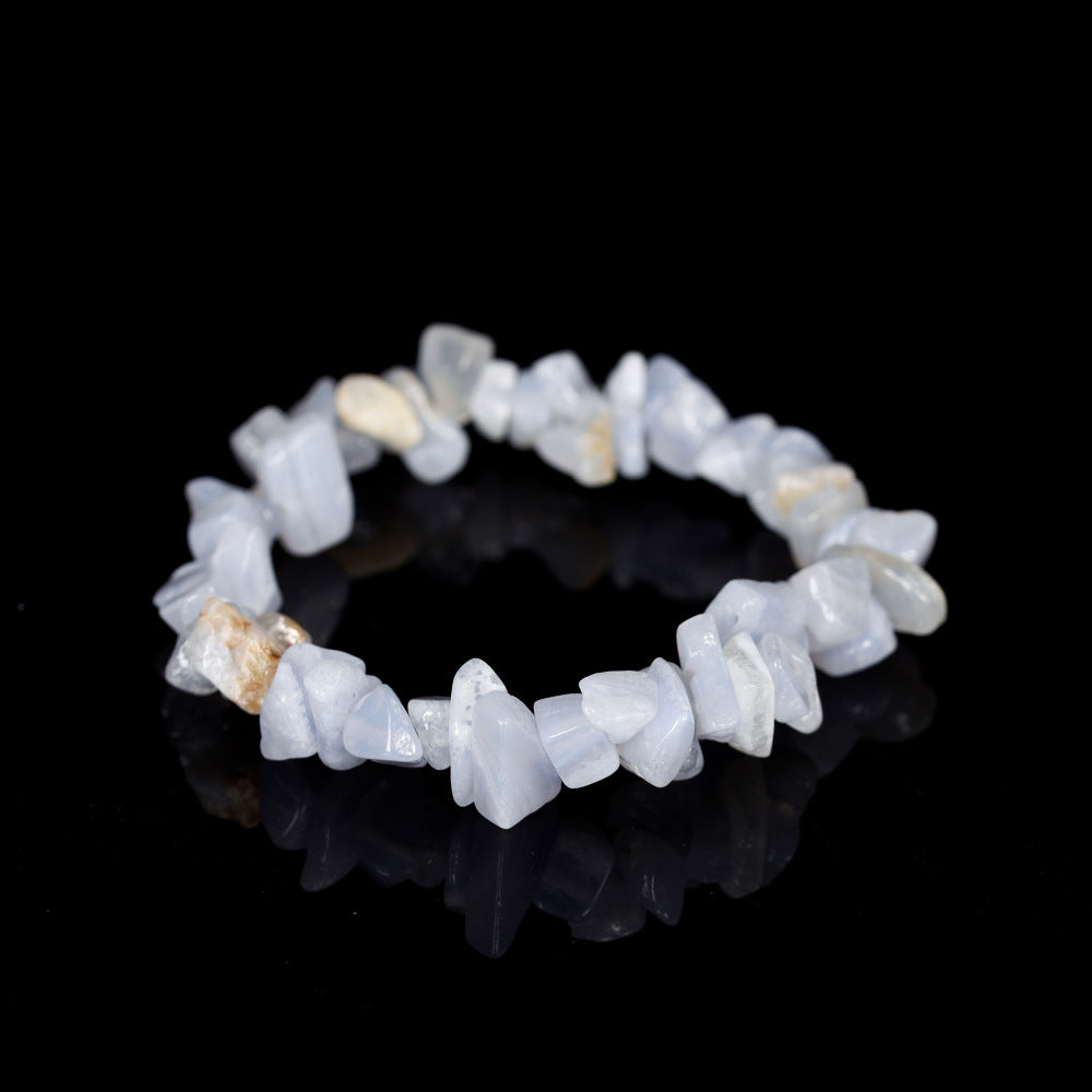 New hot-selling natural crystal mixed irregular gravel bracelet for women handmade rose quartz bracelet 