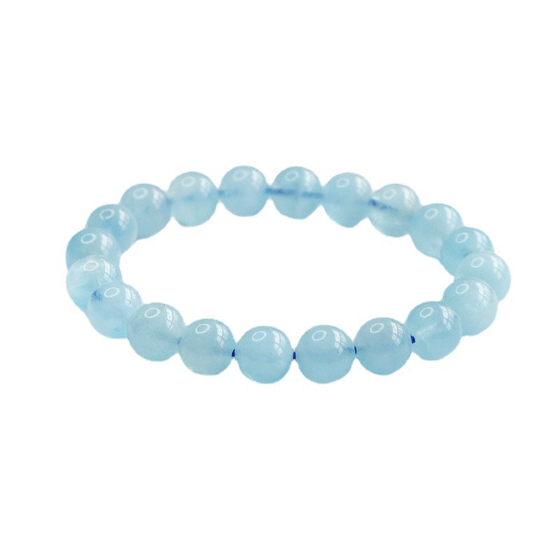 Natural aquamarine bracelet sky blue bracelet crystal color treasure CB2062503 