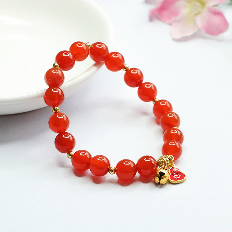 Natural red agate bracelet bell gourd bracelet jewelry accessories MN3020307