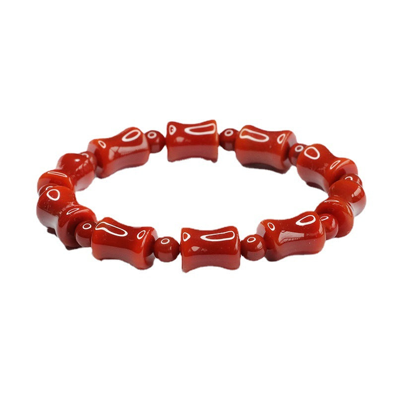 Red Agate Bracelet South Red Passepartout Bracelet Colorful Treasure MN3032906 