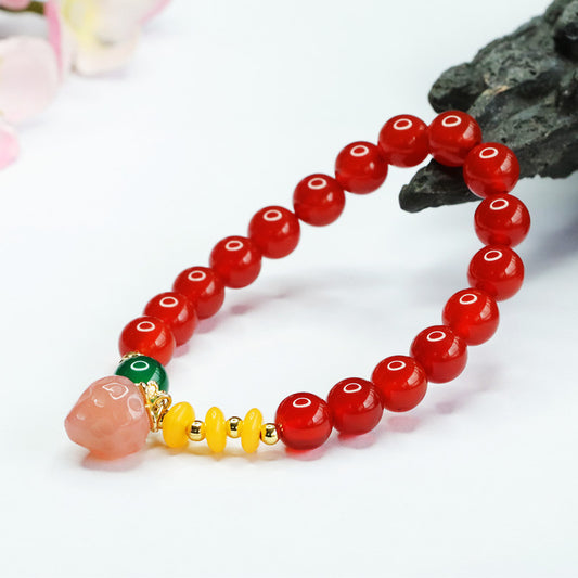 Agate bracelet sweet chalcedony bracelet jewelry accessories MN3040401