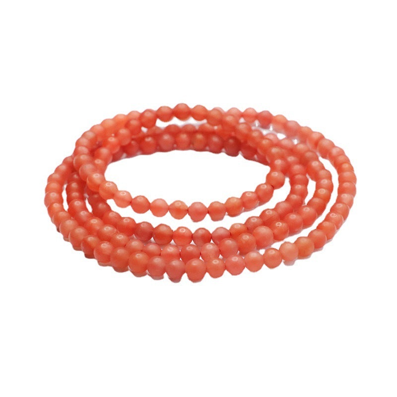 Natural South Red Agate Bracelet Baoshan Frosted Bracelet MN2082508 