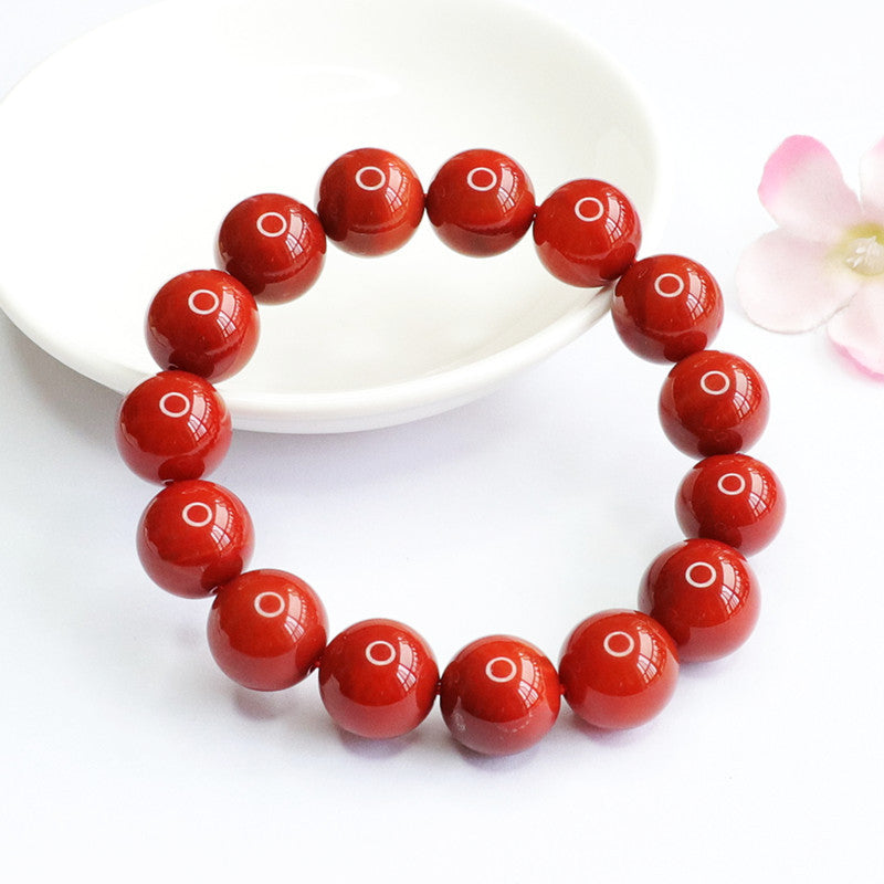 Red agate bracelet full of fleshy color bracelet southern red jewelry MN2042114 