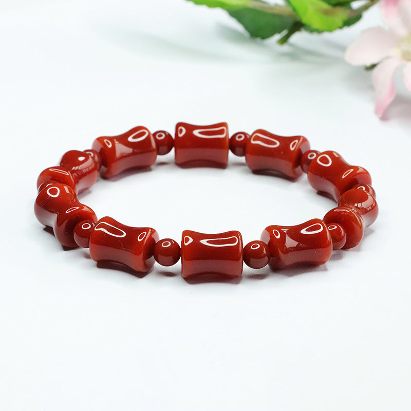 Red Agate Bracelet South Red Passepartout Bracelet Colorful Treasure MN3032906 