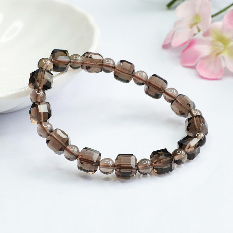 Natural obsidian bracelet crystal bracelet jewelry cross-border hot model CB2092614 