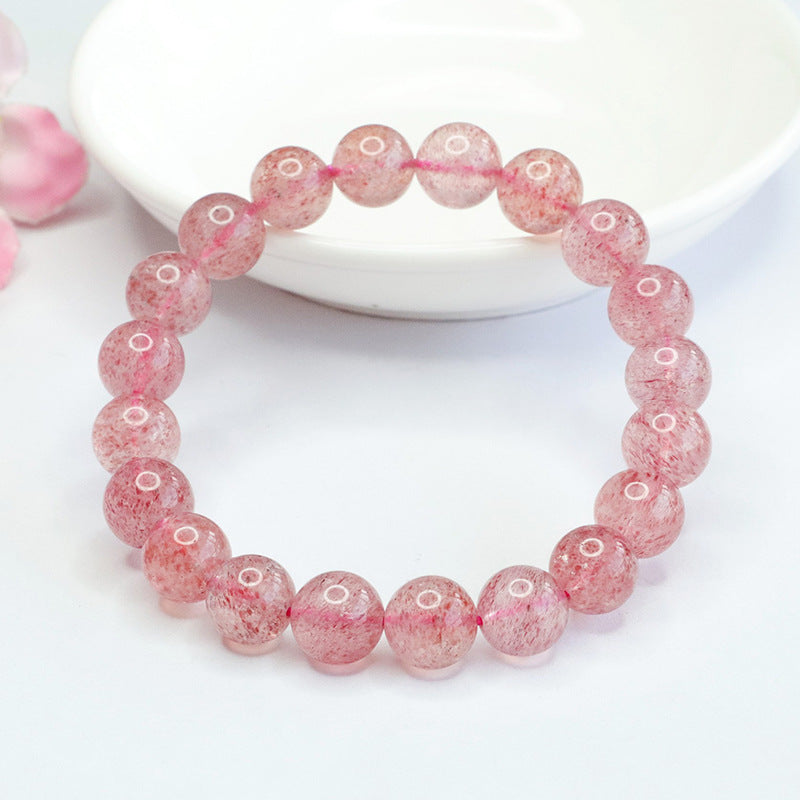 Natural Strawberry Crystal Bracelet Crystal Bracelet Colorful Jewelry CB3051505 