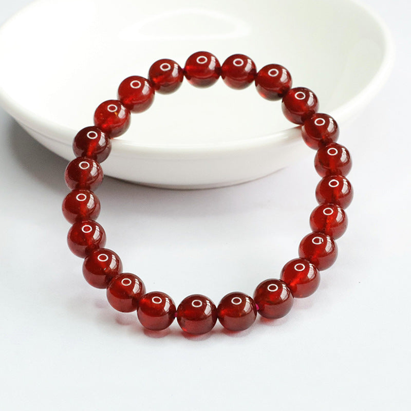 Natural Orange Garnet Bracelet Women's Stone Bracelet Crystal Colorful Treasure CB4040404 