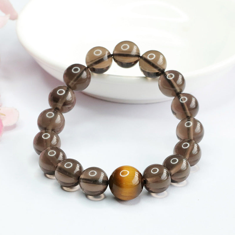 Natural Obsidian Bracelet Yellow Tiger Eye Bracelet Tiger Eye Stone Bracelet CB3072908 