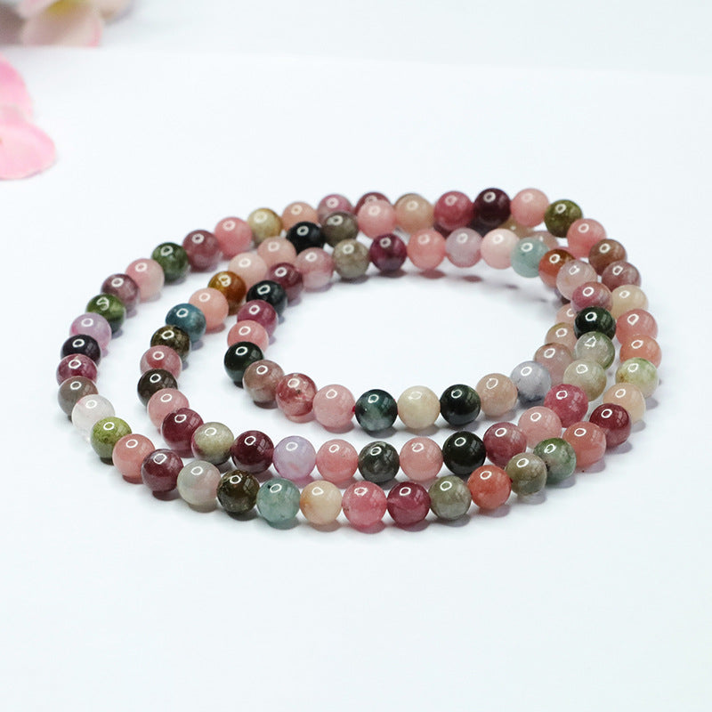 Natural Tourmaline Bracelet Candy Crystal Bracelet Colorful Jewelry CB3010910 