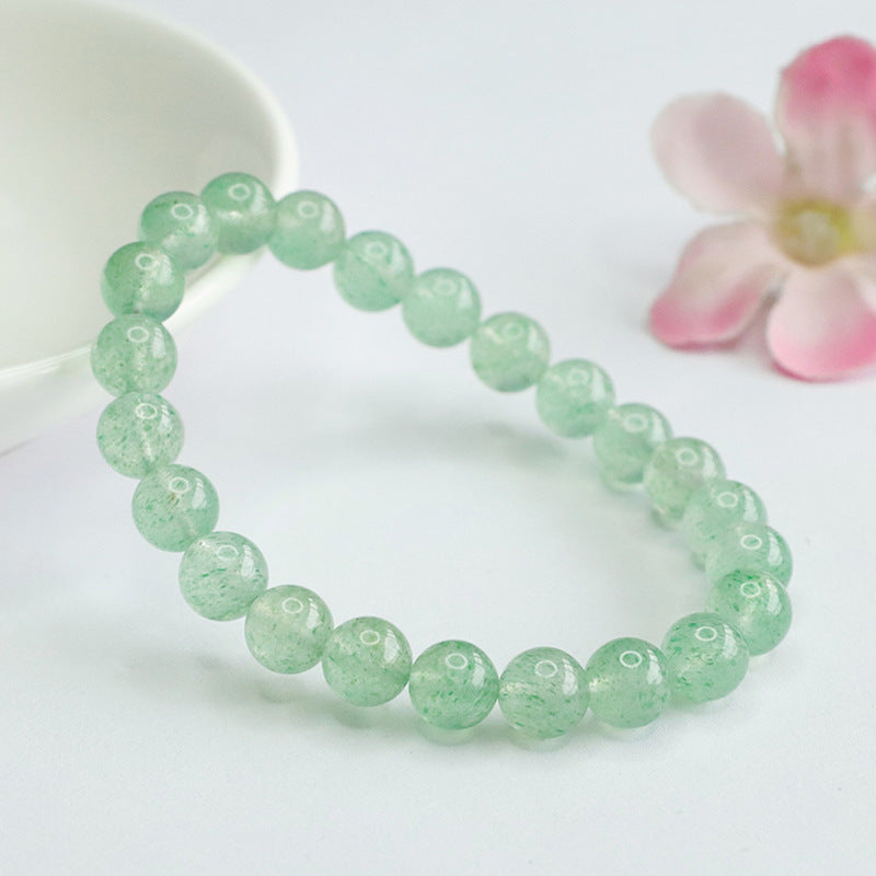 Natural crystal bracelet green strawberry crystal bracelet fashion jewelry for women factory wholesale wholesale CB4061204 