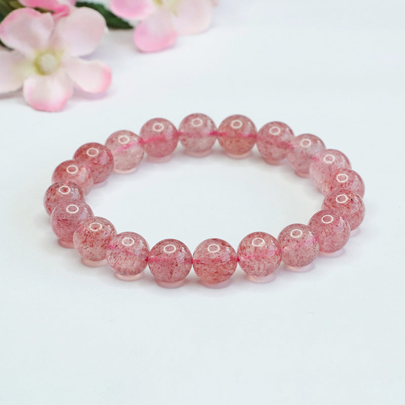 Natural Strawberry Crystal Bracelet Crystal Bracelet Colorful Jewelry CB3051505 