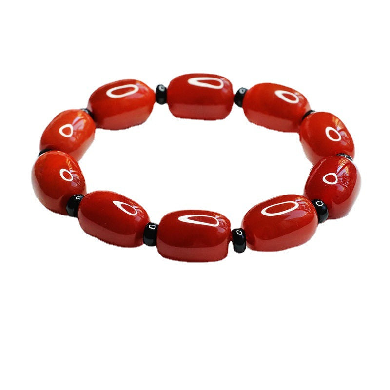 Red Agate Bracelet South Red Passepartout Bracelet Jewelry MN1122643 