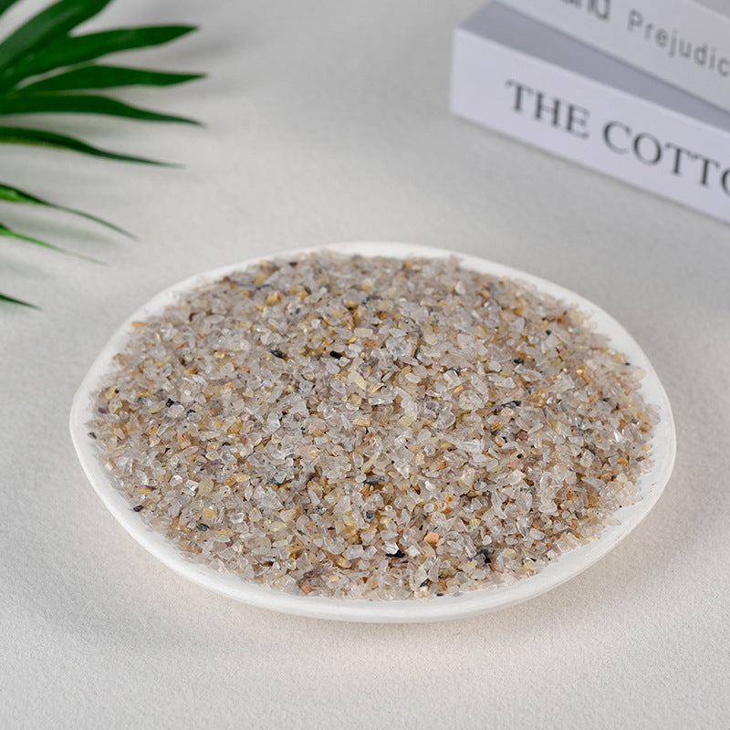 Natural blond crystal crystal gravel small particle crystal gravel fish tank stone demagnetization stone kg 