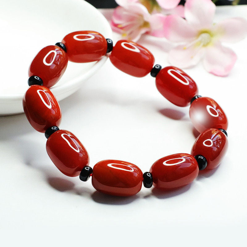 Red Agate Bracelet South Red Passepartout Bracelet Jewelry MN1122643 