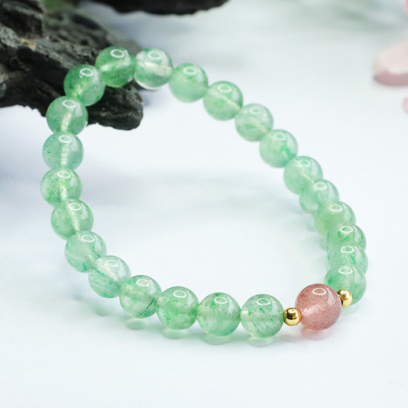 Natural Strawberry Crystal Bracelet Crystal Bracelet Colorful Jewelry Factory Wholesale Live Delivery CB3051508 